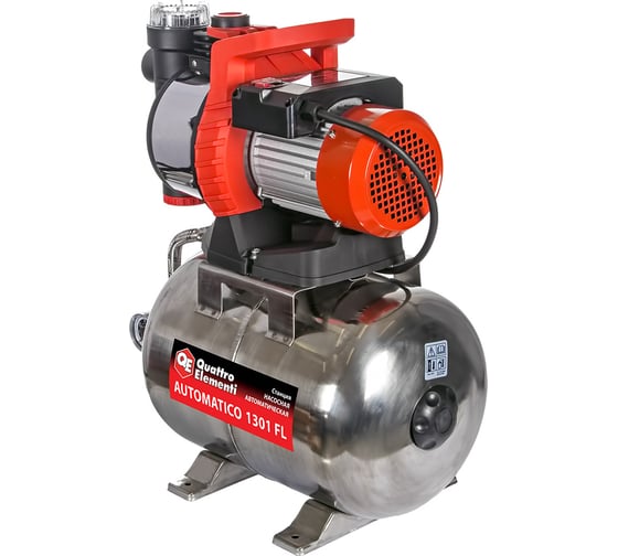 Насосная станция QUATTRO ELEMENTI Automatico 1301 FL Inox 910-249