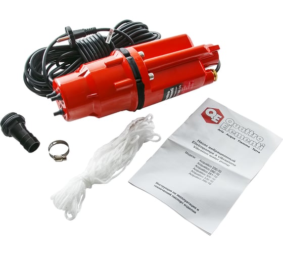 Вибрационный насос QUATTRO ELEMENTI Acquatico 390-10 кабель 10 м 910-362