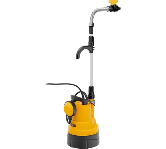 Дренажный насос для чистой воды Denzel dpb400, 400 вт, подъем 11 м, 5500 л/ч 97266