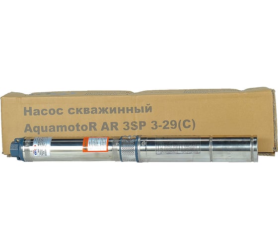 Скважинный насос AquamotoR AR 3SP 3-29 C с кабелем 15м AR151010