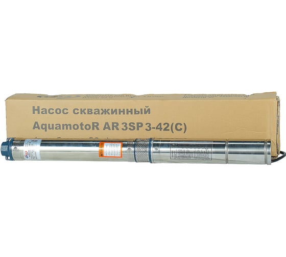 Скважинный насос AquamotoR AR 3SP 3-42 C с кабелем 20м AR151011