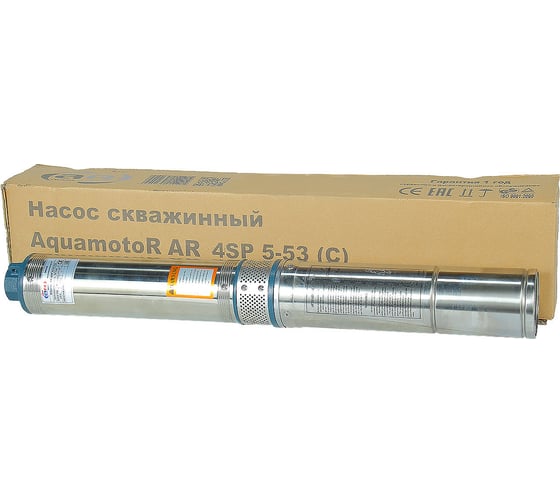 Скважинный насос AquamotoR AR 4SP 5-53 C с кабелем 20м AR151015
