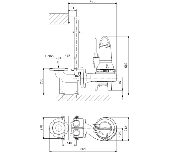 Канализационный насос Grundfos SL1.50.65.15.2.50B 96104118