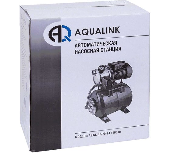 Автоматическая насосная станция AQUALINK AS CS-42/70-24 1100 Вт 5109 05109