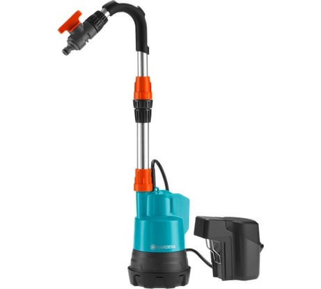 Аккумуляторный насос для резервуаров с дождевой водой GARDENA 2000/2 Li-18 01749-20.000.00