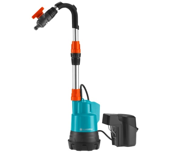 Аккумуляторный насос для резервуаров с дождевой водой GARDENA 2000/2 Li-18 01749-20.000.00