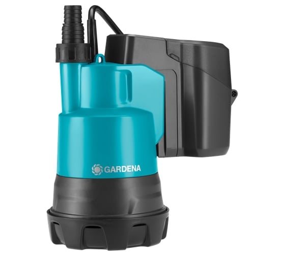 Аккумуляторный дренажный насос для чистой воды GARDENA 2000/2 Li-18 01748-20.000.00