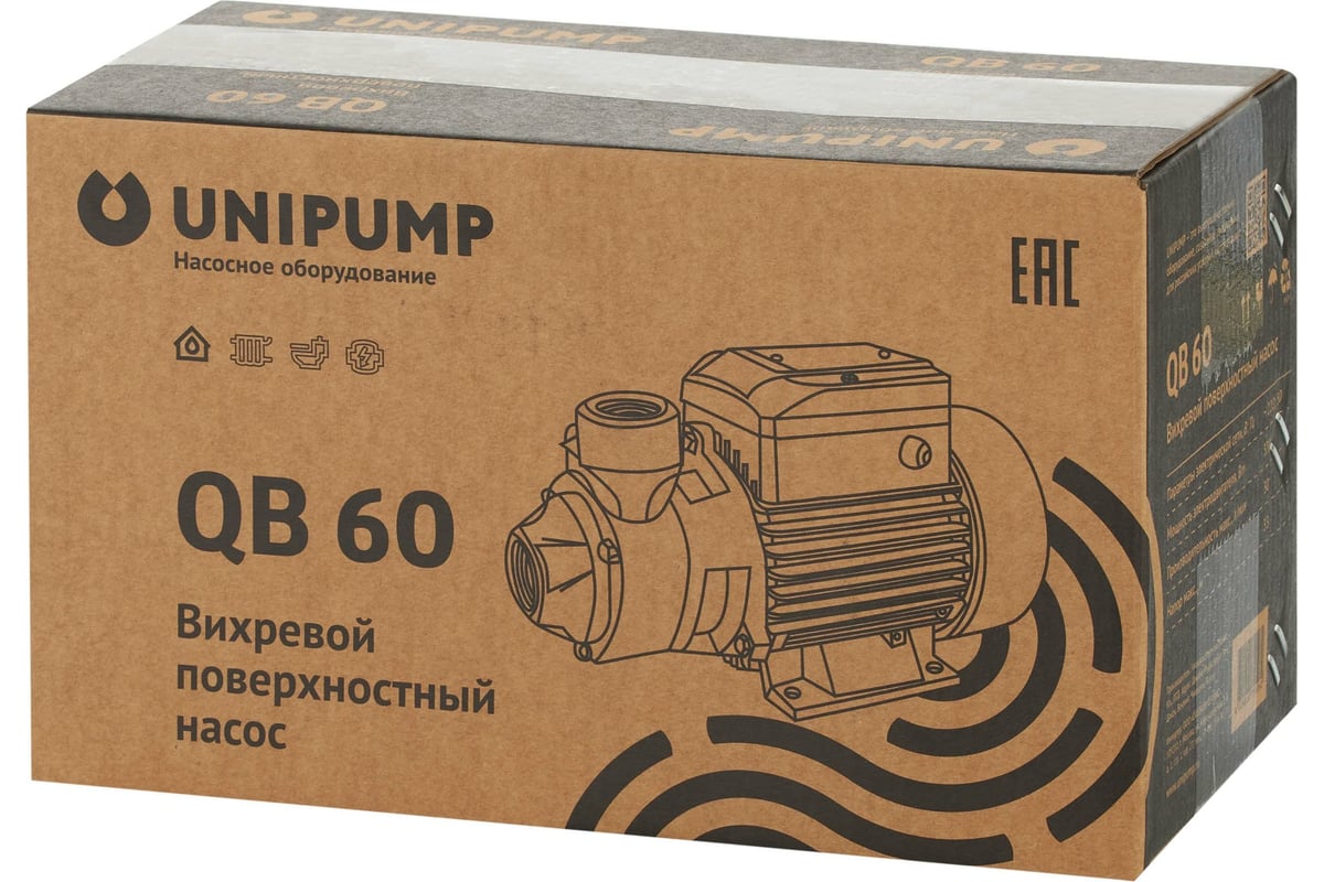 Поверхностный вихревой насос UNIPUMP QB 60 83861 - выгодная цена ...