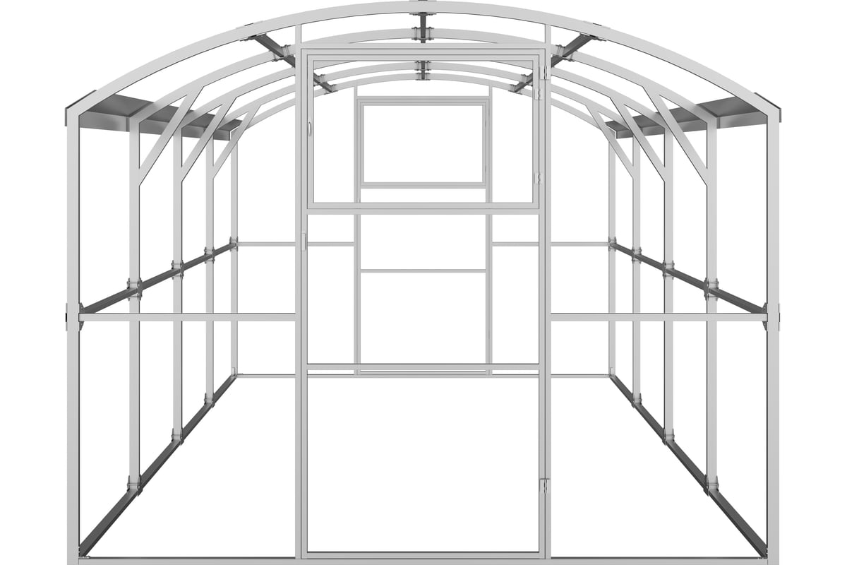 Каркас теплицы активагро.РФ Ударница благодатная База 4 м, ширина 2.5 м