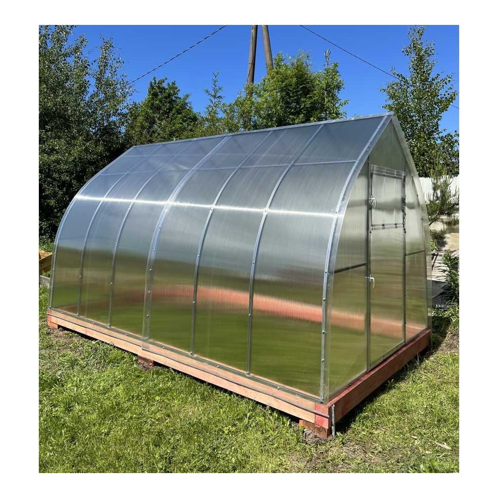 Теплица ТЕПЛИЧНЫЙ ВЫБОР фазенда-4 мини купол оц65 пк-3, 4215 - выгодная цена, отзывы, характеристики, фото - купить в Москве и РФ