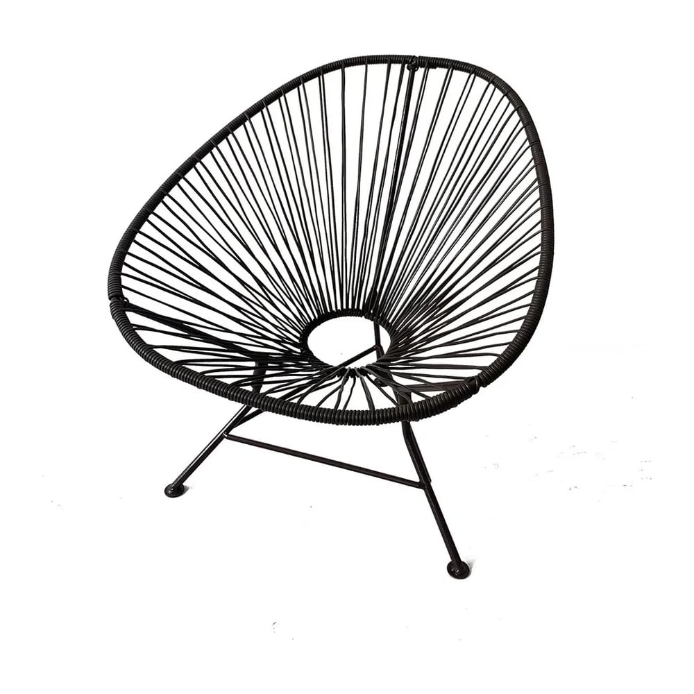 Кресло M-GROUP "Ракушка" мини, чёрный 12340400 - выгодная цена, отзывы ...