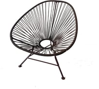 Кресло M-GROUP "Ракушка" мини, коричневый 12340200