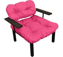 Кресло ООО Макс Мастер Дачное, розовая подушка 12150608