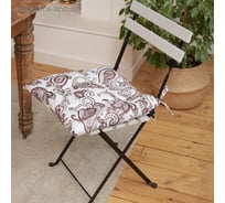 Сидушка на стул Этель "Восточные узоры" 42x42 см, 100% хлопок, 190 г/м2 5376639