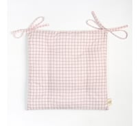Сидушка Этель "Клетка" 42x42 см, 80% хлопок, 20% полиэстер, сатин 110 г/м2 9596603