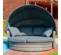 Садовый диван-трансформер Royal Family VIOLETTA, серый 1200-71-71