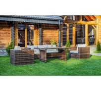 Обеденный комплект мебели Royal Family KARL коричневый 599-61-21 29976926