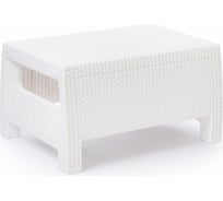 Стол ЗПИ «Альтернатива» Ротанг-плюс 765x570x420 мм, белый М8421