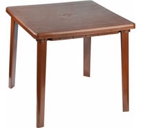 Стол ЗПИ «Альтернатива» 800x800x740 мм, квадратный, коричневый М8153