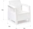 Садовое кресло искусственный ротанг белое 73x70x79 см HOMLYGREEN ARD138408 5