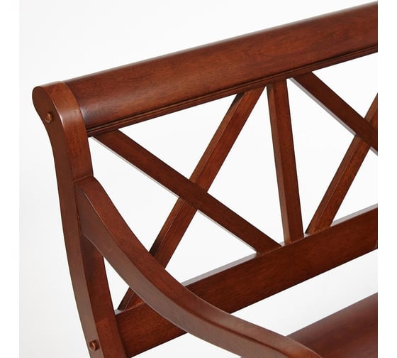 Скамейка Tetchair albizzi (альбицци) дерево гевея/мдф, 108x57x89 см, dark walnut 13551