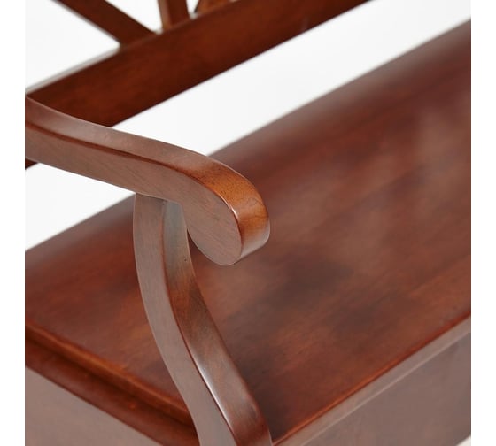 Скамейка Tetchair albizzi (альбицци) дерево гевея/мдф, 108x57x89 см, dark walnut 13551
