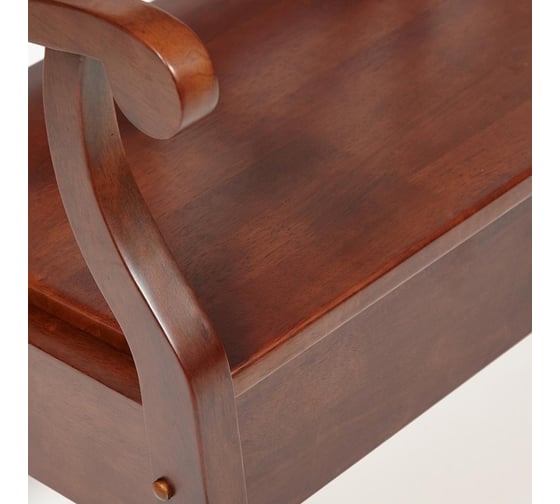 Скамейка Tetchair albizzi (альбицци) дерево гевея/мдф, 108x57x89 см, dark walnut 13551