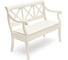 Скамейка Tetchair albizzi (альбицци) дерево гевея/мдф, 108x57x89 см, pure white (402) 13550 1