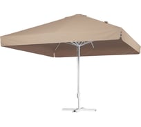 Зонт с центральной опорой Фабрика ЗОНТ СТАНДАРТ 60 3,5x3,5 м, квадратный (Ткань Oxford 600D), бежевый компл adb810005