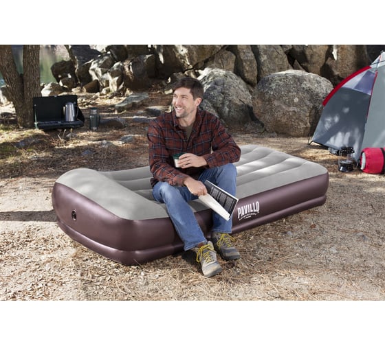 Надувная кровать с подголовником Bestway Tritech Airbed 191х97х36 см 67698 BW 006237