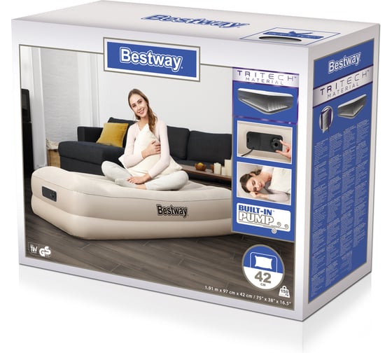 Надувная кровать Bestway Tritech Airbed 191х97х42 см 67694 BW 009016