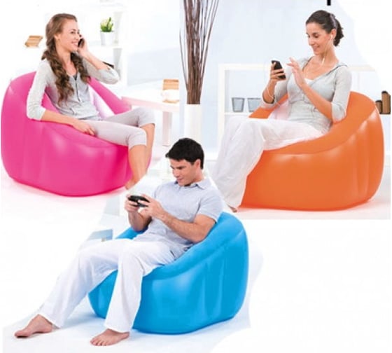 Надувное кресло BestWay Comfi Cube 74x74x64 см 75046 BW
