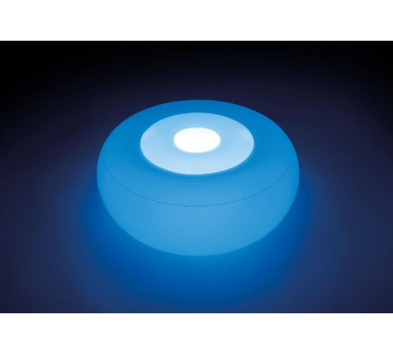 Надувной пуф Intex с Led подсветкой 68697