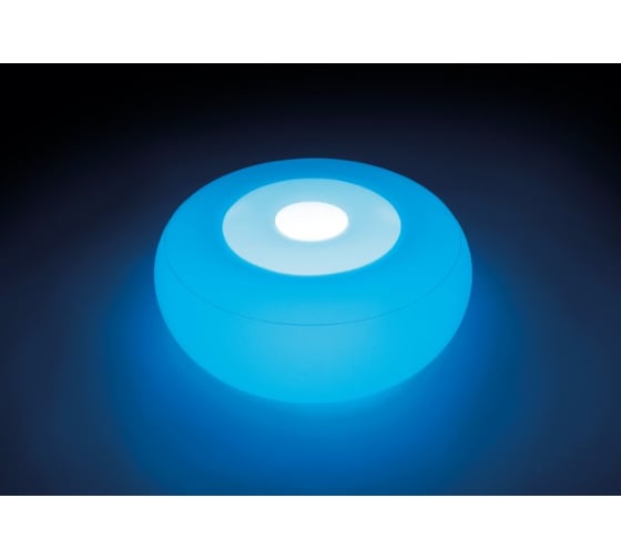 Надувной пуф Intex с Led подсветкой 68697