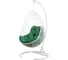 Подвесное кресло BiGarden, зеленая подушка, Easy White Green 1