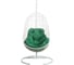 Подвесное кресло BiGarden, зеленая подушка, Easy White Green 2