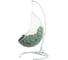 Подвесное кресло BiGarden, зеленая подушка, Easy White Green 3