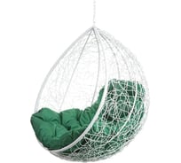 Подвесное кресло BiGarden Tropica White BS, зеленая подушка