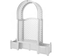 Садовая скамейка KHW Амстердам, белая 43801