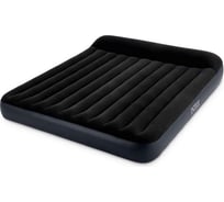 Надувной матрас с подголовником Intex Pillow Rest Classic Bed Fiber-Tech, 183х203х25см 64144