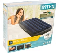 Надувной матрас Intex Classic Downy Airbed Fiber-Tech, 99 х 191 х 25 см 64757