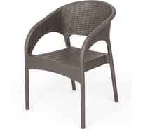 Кресло ELLASTIK-PLAST RATTAN Ola Dom серый ЭП 442271