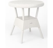 Круглый стол ELLASTIK-PLAST RATTAN Ola Dom белый ЭП 442356