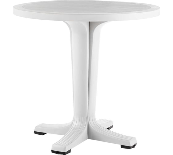 Круглый стол ELLASTIK-PLAST Прованс 80 см, белый ЭП 762891бл 1