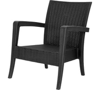 Кресло-диван ELLASTIK RATTAN Ola Dom антрацит ЭП 391527