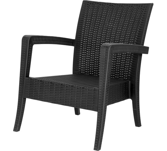 Кресло-диван ELLASTIK RATTAN Ola Dom антрацит ЭП 391527