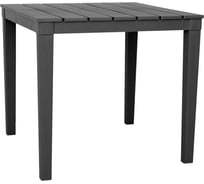 Стол квадратный 80x80 см Прованс на 4 ножках, антрацит Элластик-Пласт 987361ан
