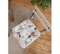 Сидушка на стул Этель Пионы 42x42см, 100% хлопок, 190 г/м2 5376624