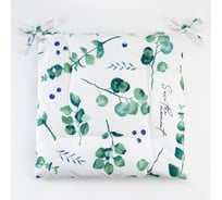 Сидушка на стул Этель Eucalyptus 42x42см, 100% хлопок, саржа 190 г/м2 5511230