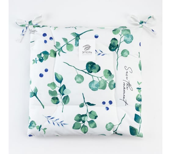Сидушка на стул Этель Eucalyptus 42x42см, 100% хлопок, саржа 190 г/м2 5511230